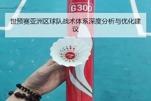 世预赛亚洲区球队战术体系深度分析与优化建议